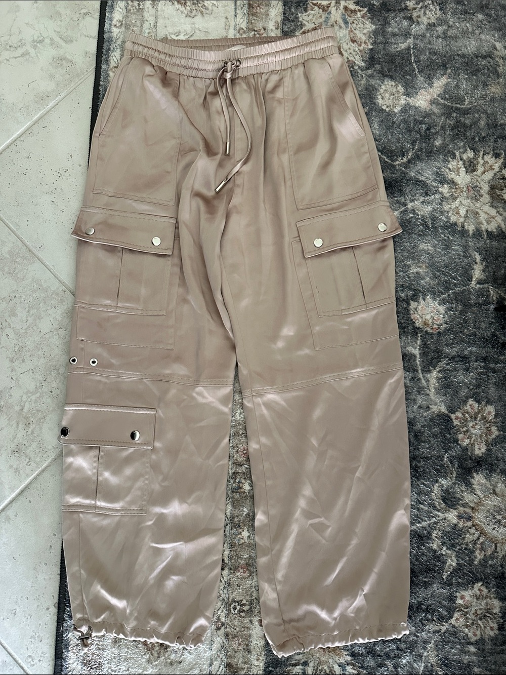 cinq a sept Cargo Satin Pants